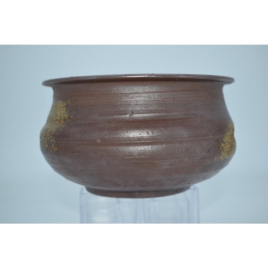 茶道具 備前 建水 木村 陶峰 作 茶道 22-3502 : 月香園アウトレット店