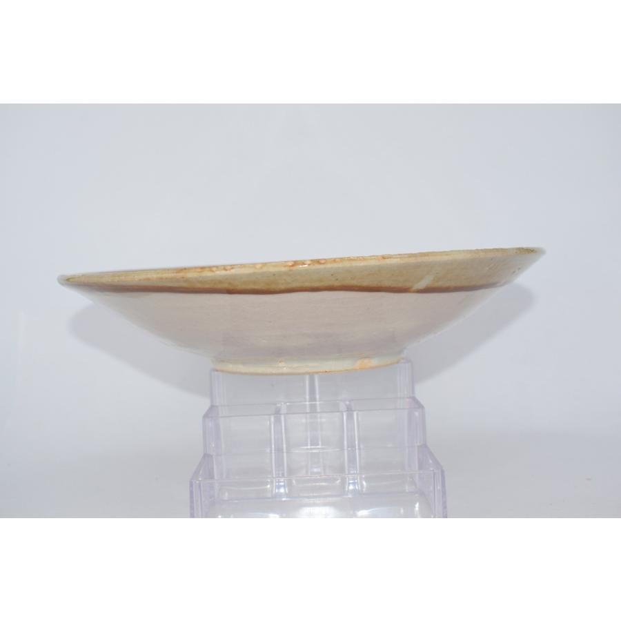 鉢 菓子器 益子焼 花紋 平鉢 村上 東市 作 (1) 化粧箱 t 茶道 23-4705