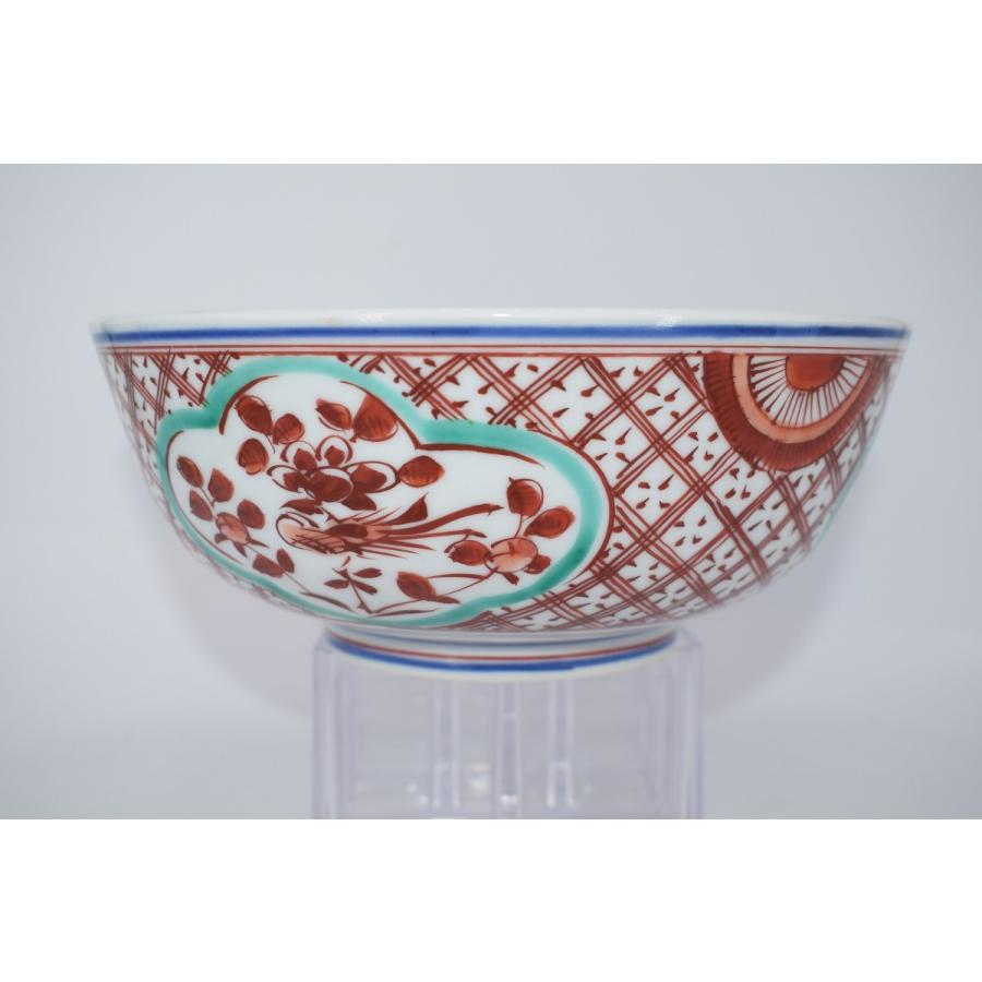 茶道具 唐物 呉須赤絵 鳳花紋 皿 φ33cm(A929) 鉢 菓子器 呉須赤絵 花鳥紋 鳳暁 作 化粧箱 t 茶道 23-4706 : 月香園