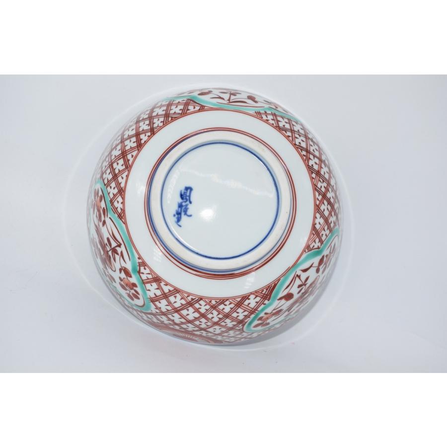 鉢 菓子器 呉須赤絵 花鳥紋 鳳暁 作 化粧箱 t 茶道 23-4706 : 月香園