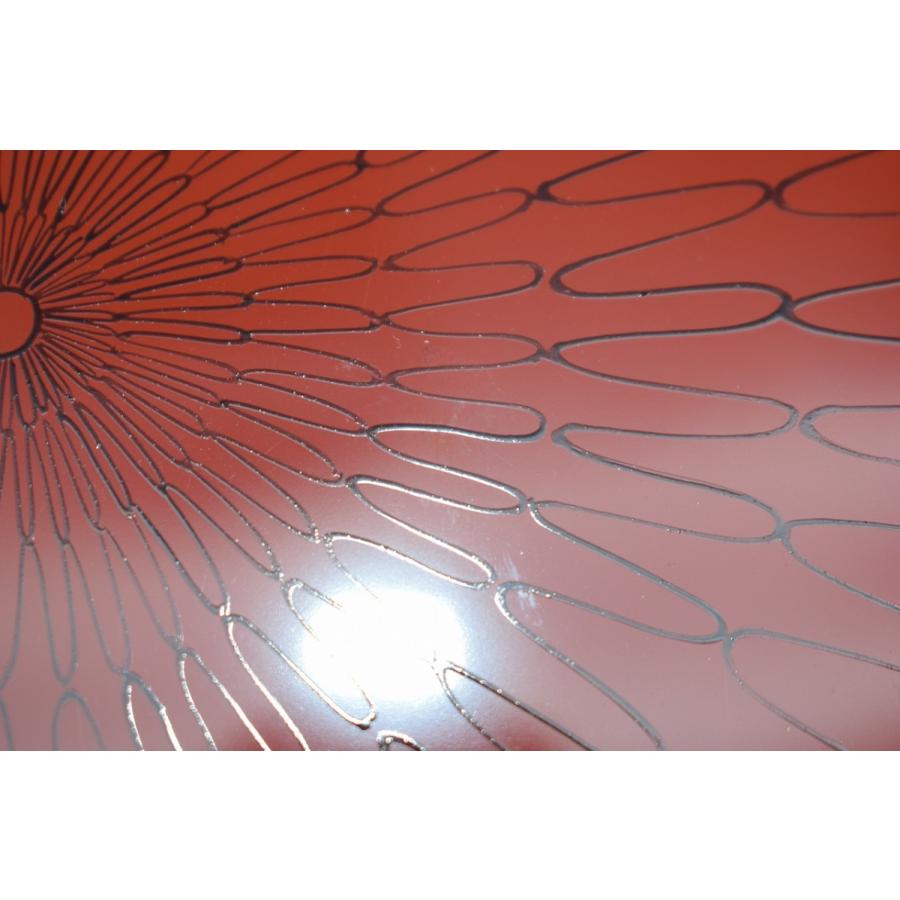 茶道具 菓子器 朱 網目 喰籠 掛子付 堀川 蒼雲 作 茶道 23-5702 : 月