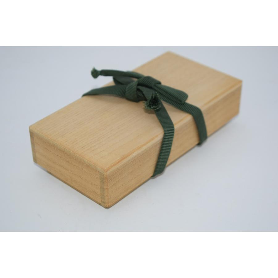 木箱 桐 収納用 (33) 被せ蓋 3分紐付 内寸（5.2×13.1cm 高2.8cm