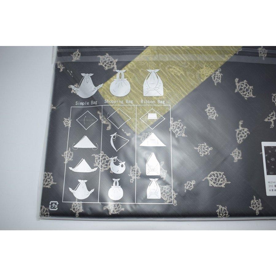 2120感謝‼️つなぐ古布桐花鶴亀松梅TSUTSUGAKI筒がき　大風呂敷 mashu KYOTO 新作風呂敷ご紹介】 一鶴亀(つるかめ) めでたい意味