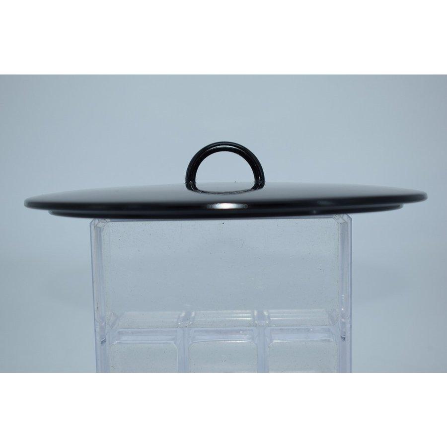 茶道具 水指 塗蓋 盛蓋 （56） 5.4寸 径16.4cm t ms14-0124 : 月香園