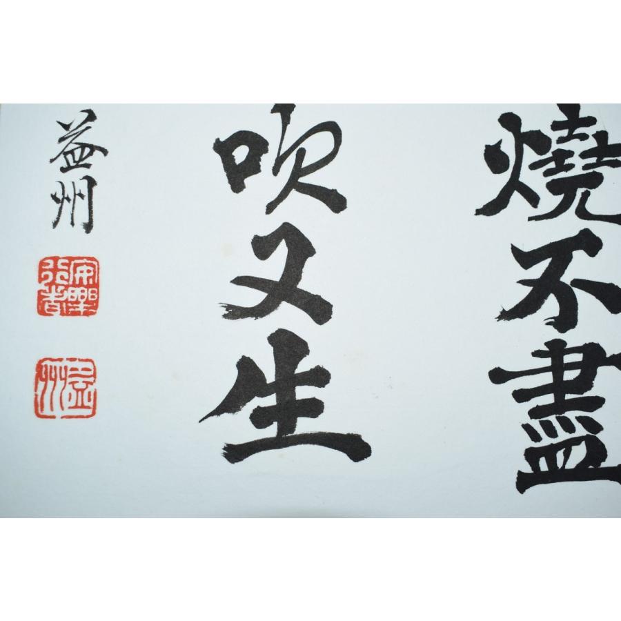 色紙 野火燒不盡 春風吹又生 建仁寺八代管長 竹田益州 t  注)長期在庫品につき変色等が見られますが、本体は問題ございません ms2002-29の画像