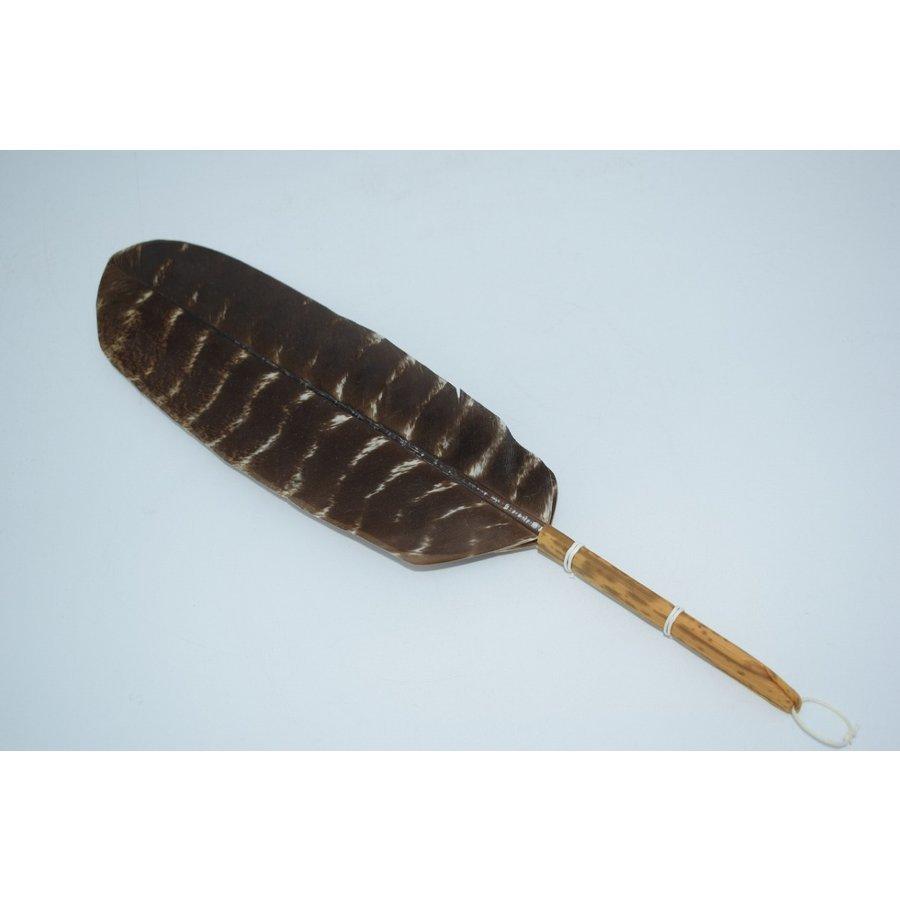 茶道具 羽箒 炉用 左羽根 唐君鳥 茶道 t ms2205-06 注）画像は見本です