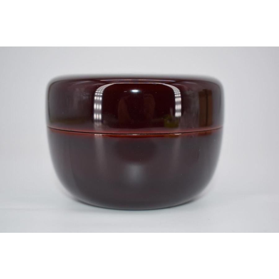 茶道具 溜 桐唐草絵 平棗 能作 作 桐箱入り 茶道 : 茶道具 月香園