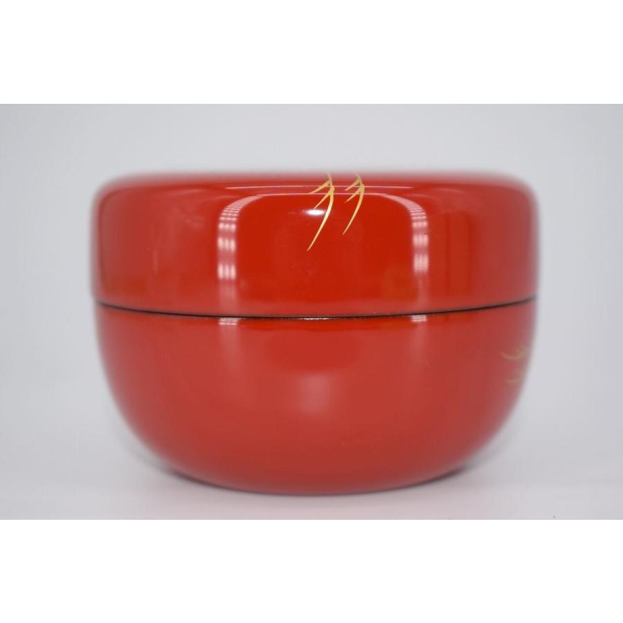 茶道具】清峰造扇面蒔絵利休箱