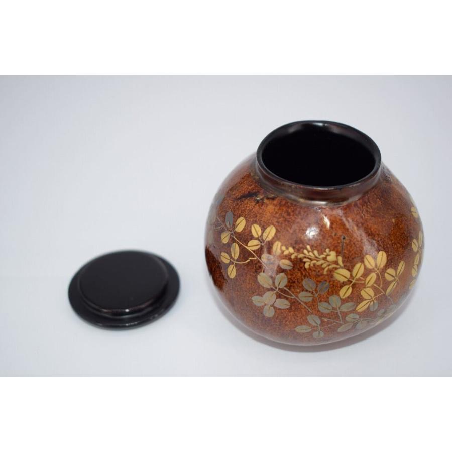 茶道具 萩蒔絵 瓢 茶器 薄茶器 元田 光真 作 桐箱入り 茶道 : 茶道具