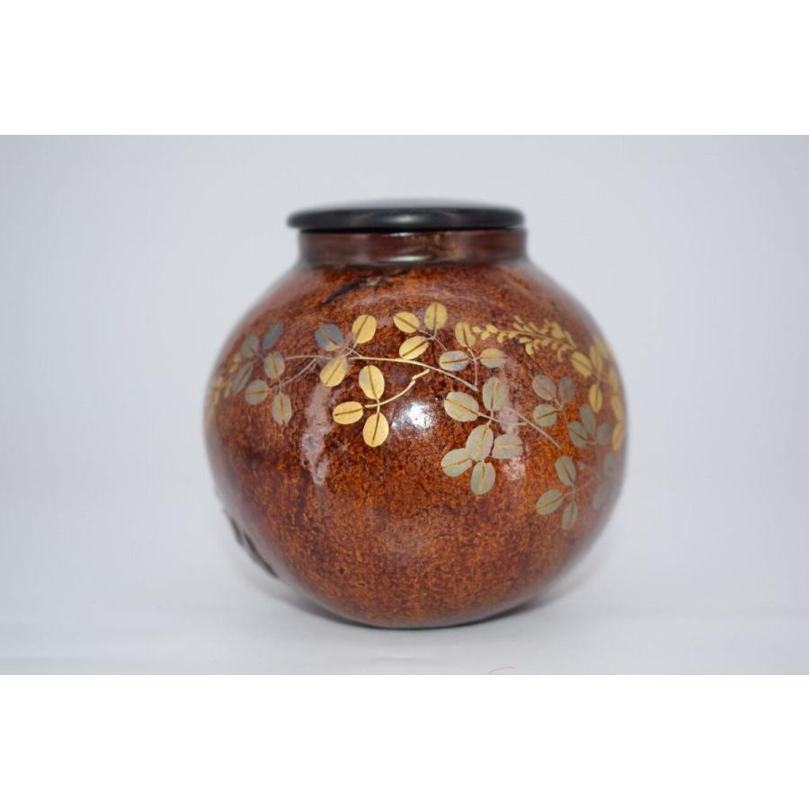 茶道具 萩蒔絵 瓢 茶器 薄茶器 元田 光真 作 桐箱入り 茶道 : 茶道具
