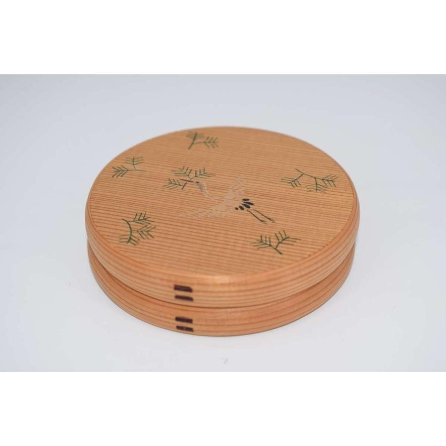 茶道具 曲 松喰鶴絵 香合 橋村 萬象 作 桐箱入り 茶道 : 茶道具 月香園