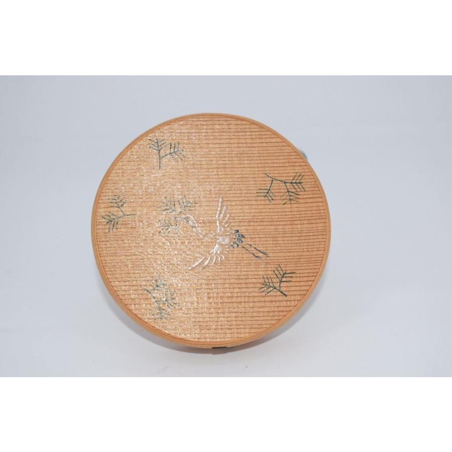 茶道具 曲 松喰鶴絵 香合 橋村 萬象 作 桐箱入り 茶道 : 茶道具 月香園