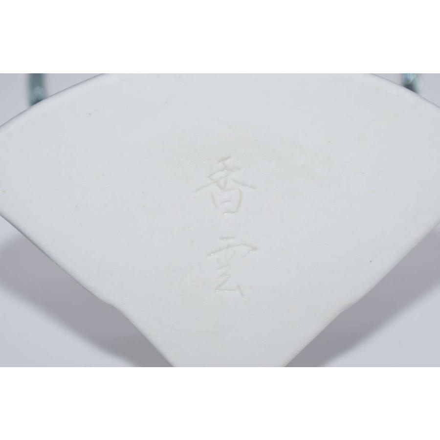 茶道具 染付 開扇 香合 宮川 香雲 作 桐箱入り 茶道 : 茶道具 月香園