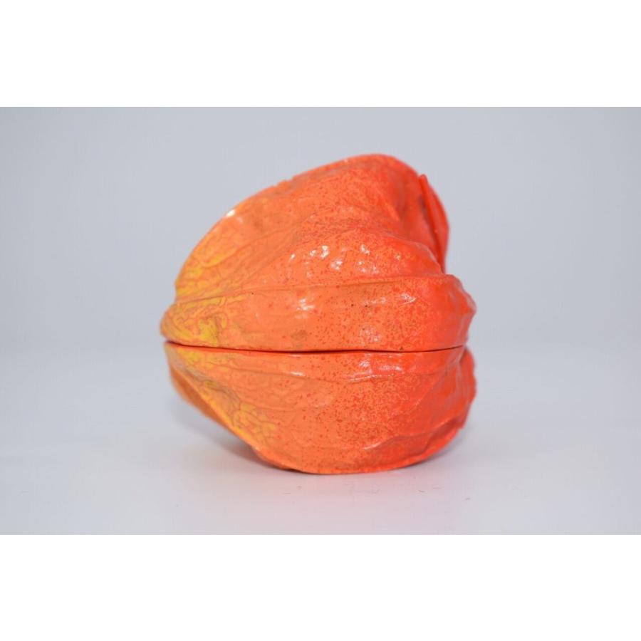 茶道具 畦地粒俵作 乾漆 柘榴香合 共箱 V 7596 茶道具 畦地粒俵作 乾漆