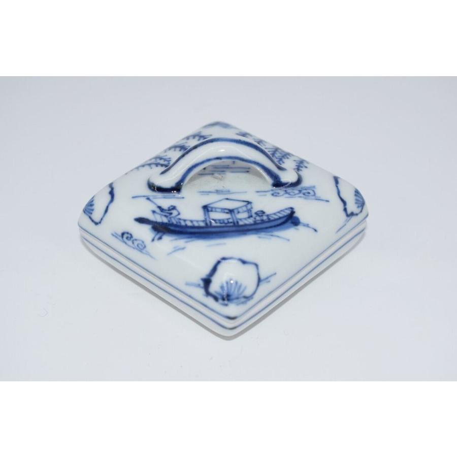 茶道具 茶碗 仁清 色絵 春草 茶碗 京焼 清水焼 山本閑人 阿吽 新品