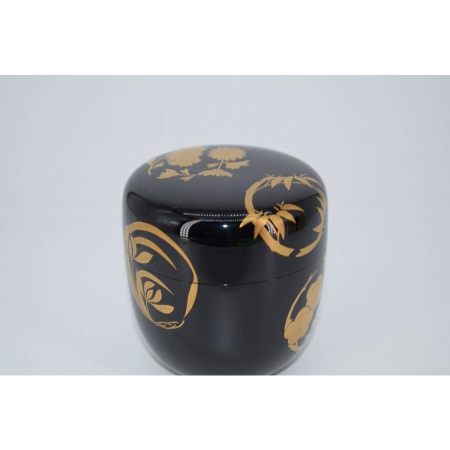 茶道具 棗 蒔絵 唐松 秀麿 大平棗 【公式通販】