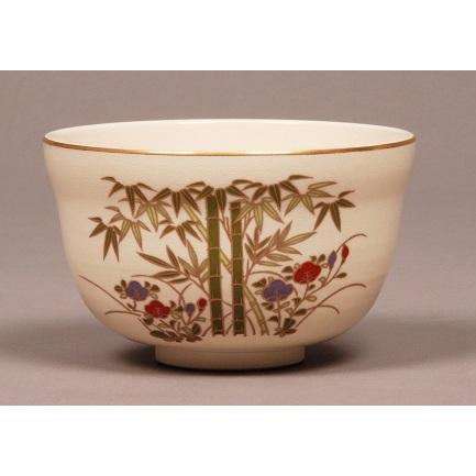 茶道具 抹茶茶碗 仁清 新菊桐 茶碗 宮地英香 : 茶道具 月香園 - 通販