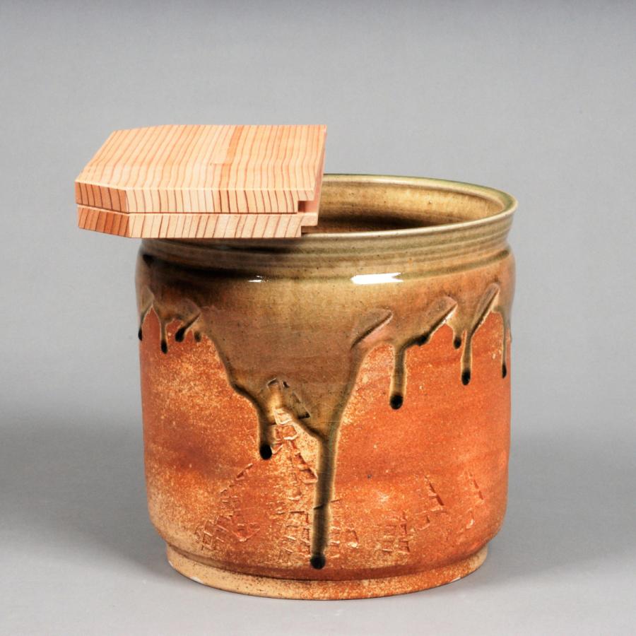 茶道具 水屋瓶 信 杉割蓋付 西尾香舟 茶道具 水屋瓶