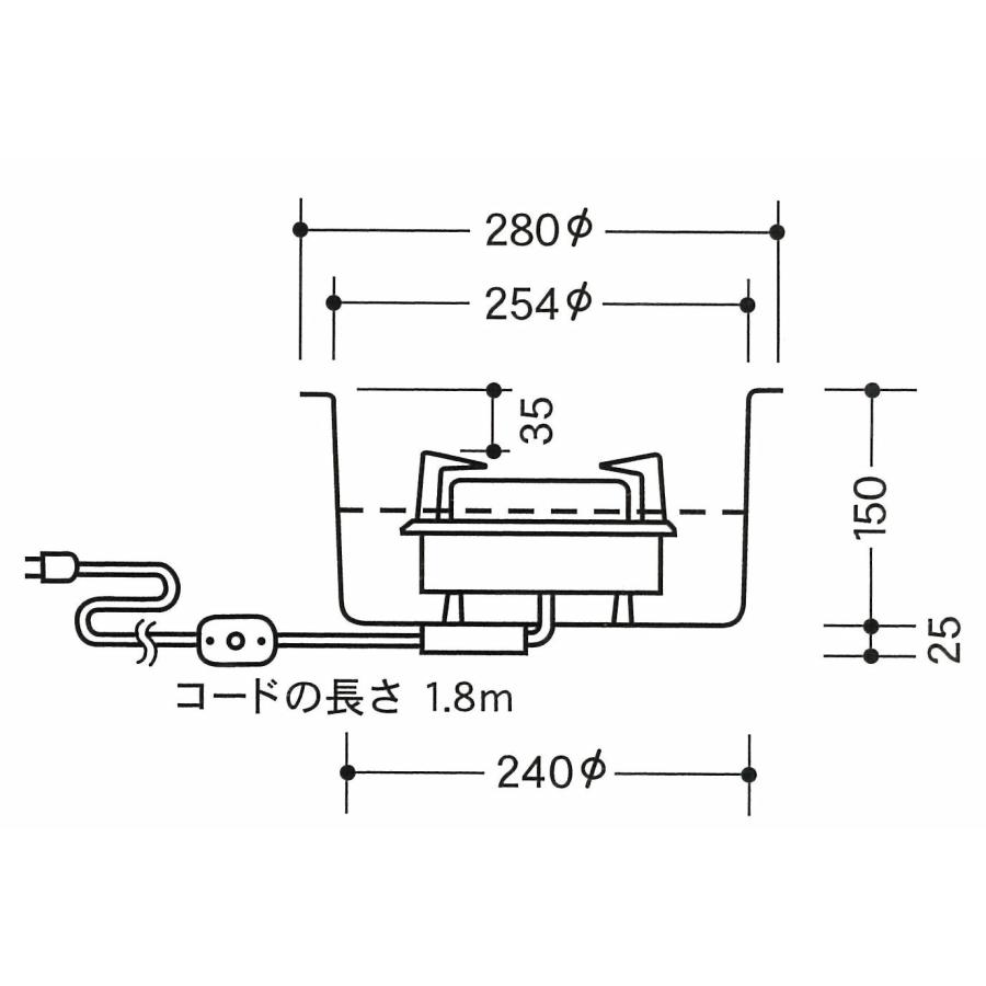 茶道具 丸炉 銅製 電気炭付(100V/600W) 表流/裏流 サンアイ製 茶道具 丸炉 銅製 電気炭付(100V/600W) 表流/裏流 サンアイ製