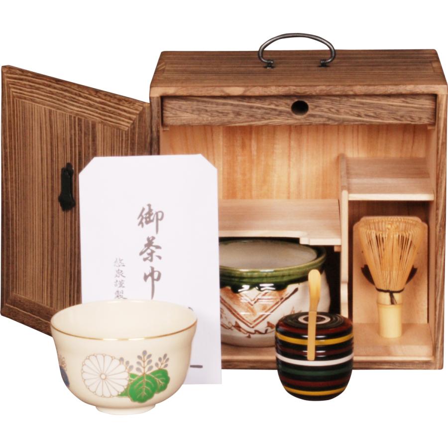 茶道具 茶箱 8寸5分 色紙箱 焼桐 （紙箱） : 茶道具 月香園 - 通販 