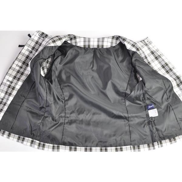 洗える 事務服 制服 上下セット スーツ 半袖ジャケット 半袖