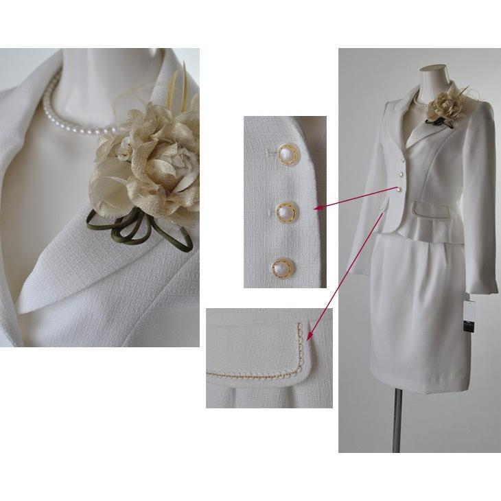 セレモニースーツ 7号 13号 15号 ほっそりシルエット フォーマルスーツ