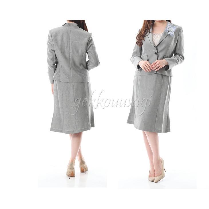 フォーマル レディース 2スカート 3点スーツ 黒プリーツスカート 着