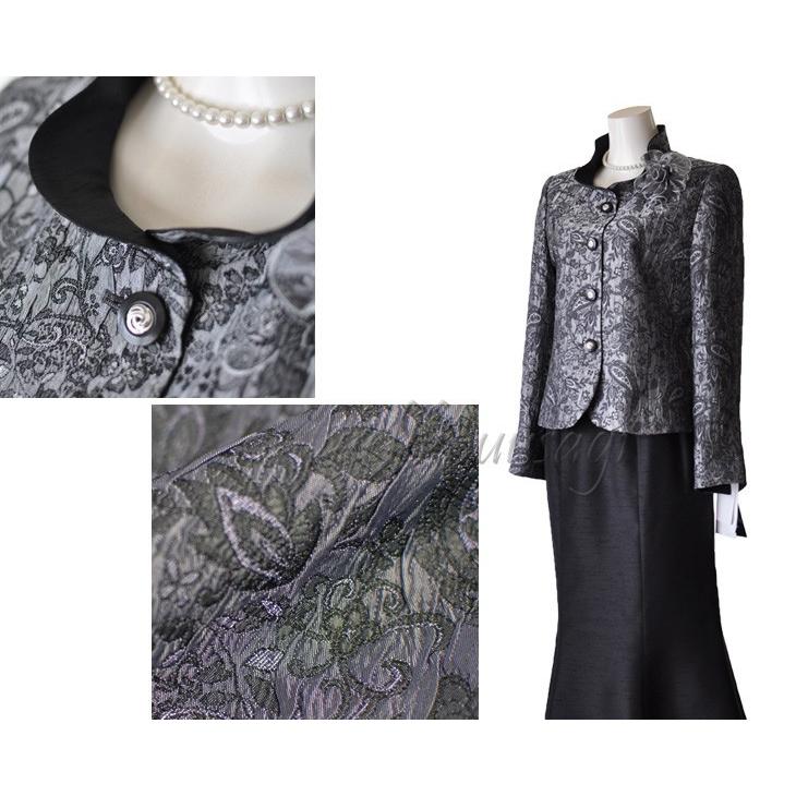 ミセス フォーマルスーツ コサージュ付 レディース セレモニー