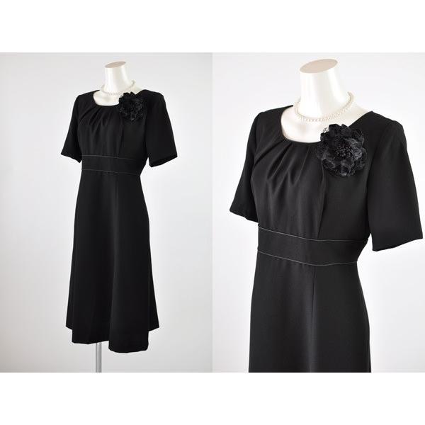 ブラックフォーマル レディース ワンピーススーツ 冠婚葬祭 喪服 礼服