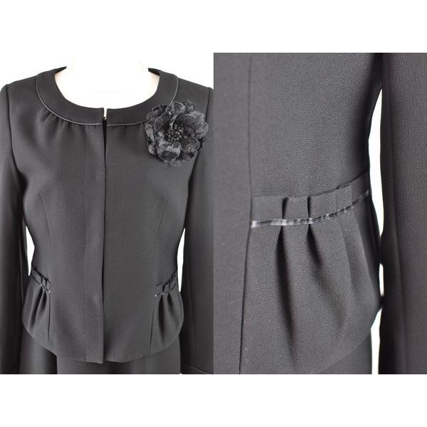 ブラックフォーマル レディース ワンピーススーツ 冠婚葬祭 喪服 礼服