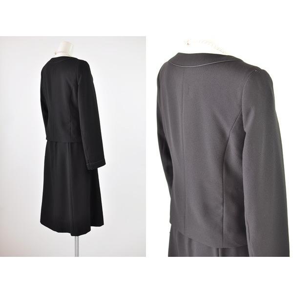 ブラックフォーマル レディース ワンピーススーツ 冠婚葬祭  喪服 礼服 好印象 シンプル 美シルエット 30代 40代 50代 60代 70代 129 ブラックフォーマル レディース ワンピーススーツ 冠婚葬祭 喪服 礼服