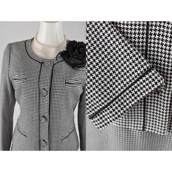 入学式 卒業式 母親 おしゃれ 30代 40代 50代 60代 スーツ 千鳥格子