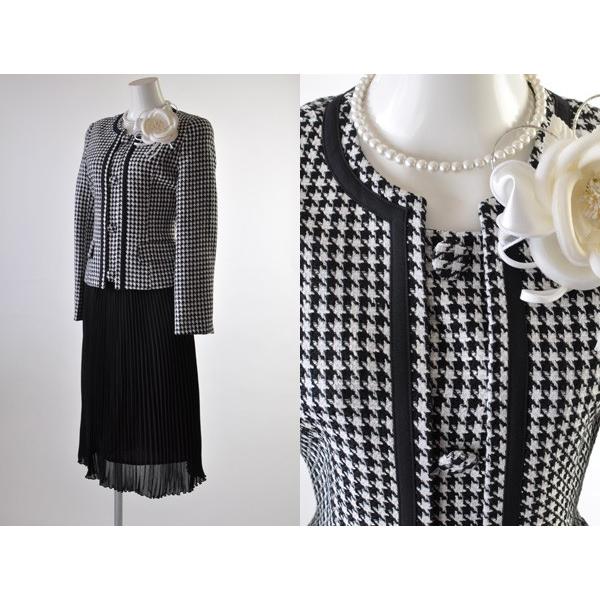 レディーススーツ おしゃれ 卒業式 入学式 30代 40代 50代 ノーカラー