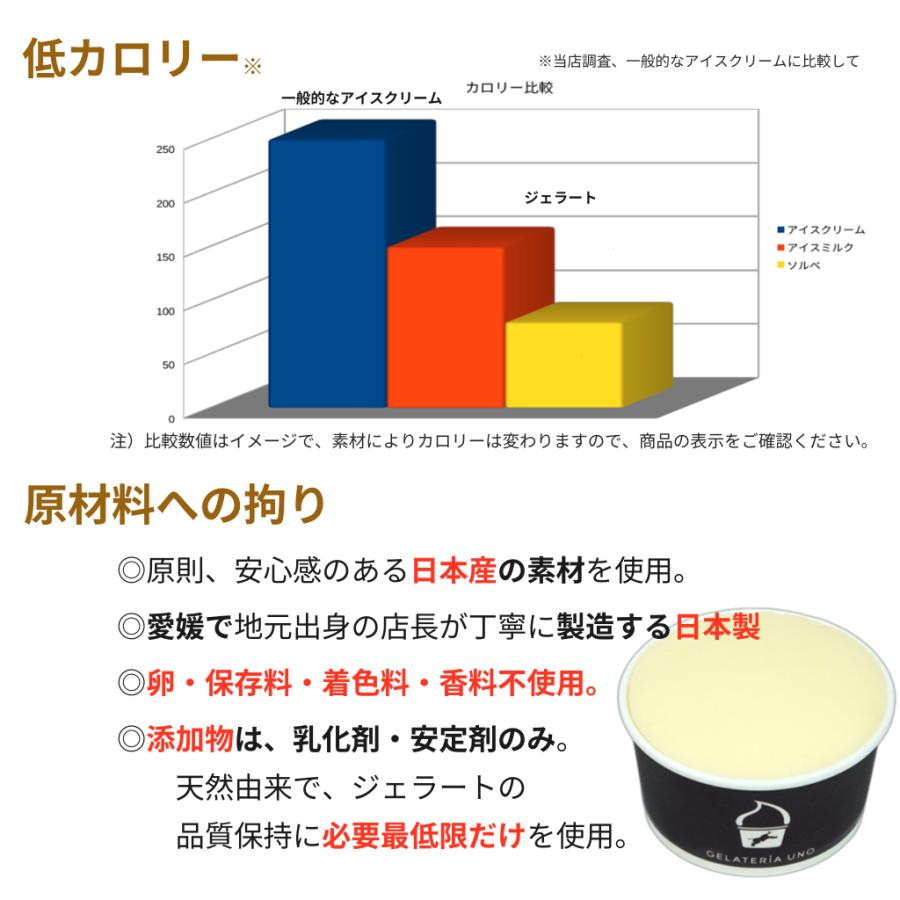 秋のソルベ シャーベット６個セット 【りんご、ぶどう、ブルーベリー、桃、梨、いちご】季節限定 数量限定 アイス 母の日 2024 お祝い ギフト お菓子｜gelateria-uno｜05