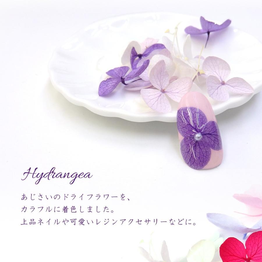 美しい紫陽花フラワー 12色セット ドライフラワー あじさい レジン