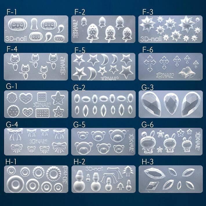 3dネイルシリコンモールド A1 C6 簡単ネイル ジェルネイル ジェルネイルアート ネイルパーツ 手作り 全55種類 Dm便可 Gln03 Silicon 011 プロ愛用ジェルネイル通販 Gelne 通販 Yahoo ショッピング