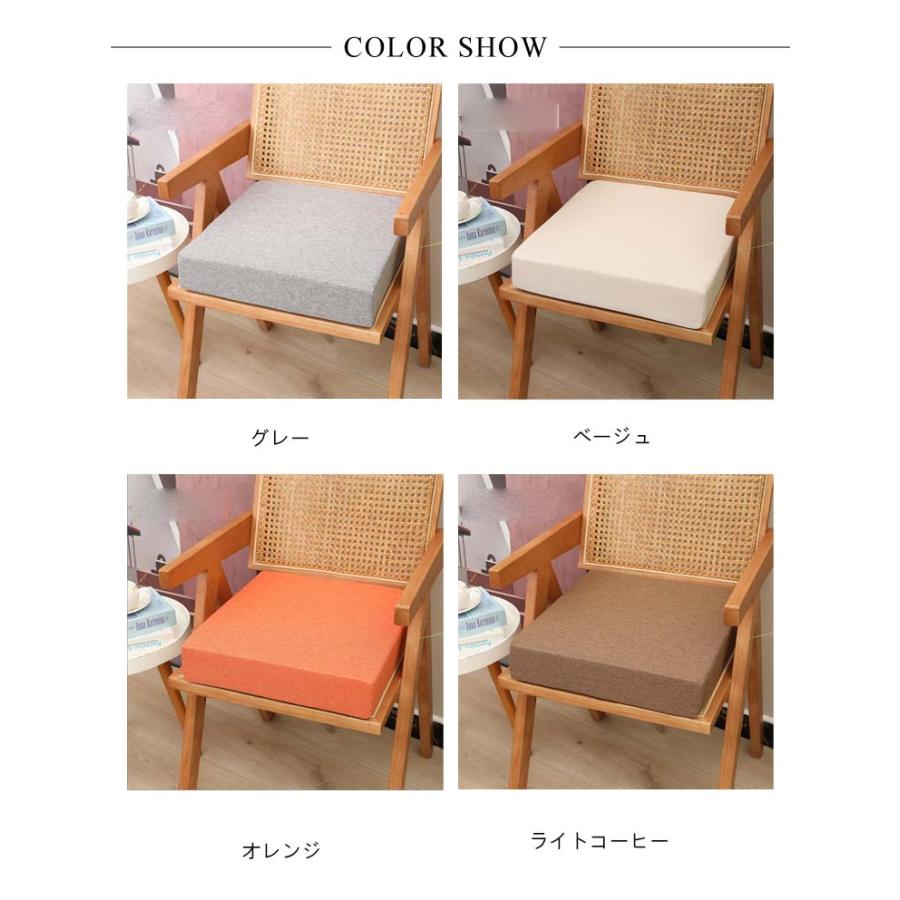 クッション 座布団 四角 方形 フロアクッション 厚手 高反発 腰痛 硬め
