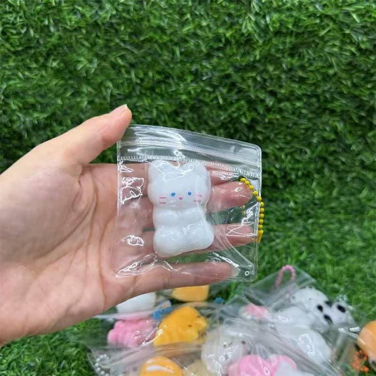 ミニスクイーズ 10点セット ぷにぷに 低反発 アニマル 肉球 ネコ