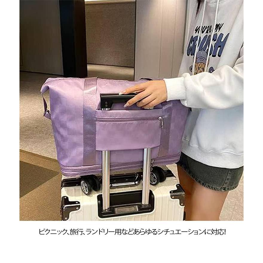 拡張可 大容量 3way 軽量 ボストンバッグ キャリーバッグ 機内持ち込み