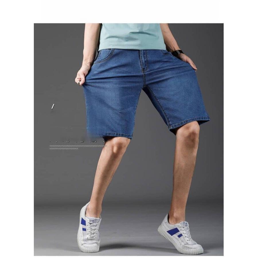 デニムパンツ 夏 メンズ ワイド デニムショートパンツレディース 膝上