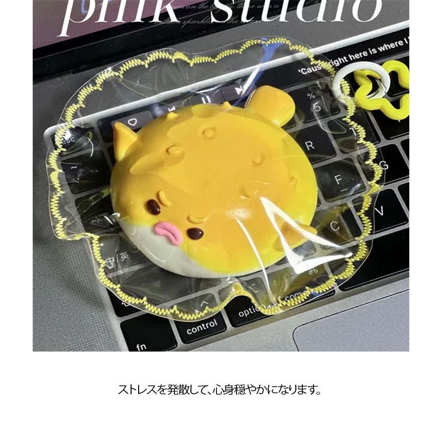 スクイーズボール 2個セット フグ 玩具 おもちゃ ストレス解消 発散