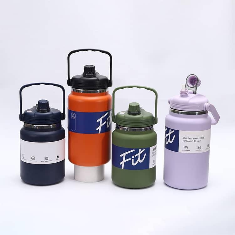 使用 未使まとめ売り 水筒タンブラーなど 4L ストロー付き 水筒 2L 大容量 直飲み 304ステンレス マグ スポーツ