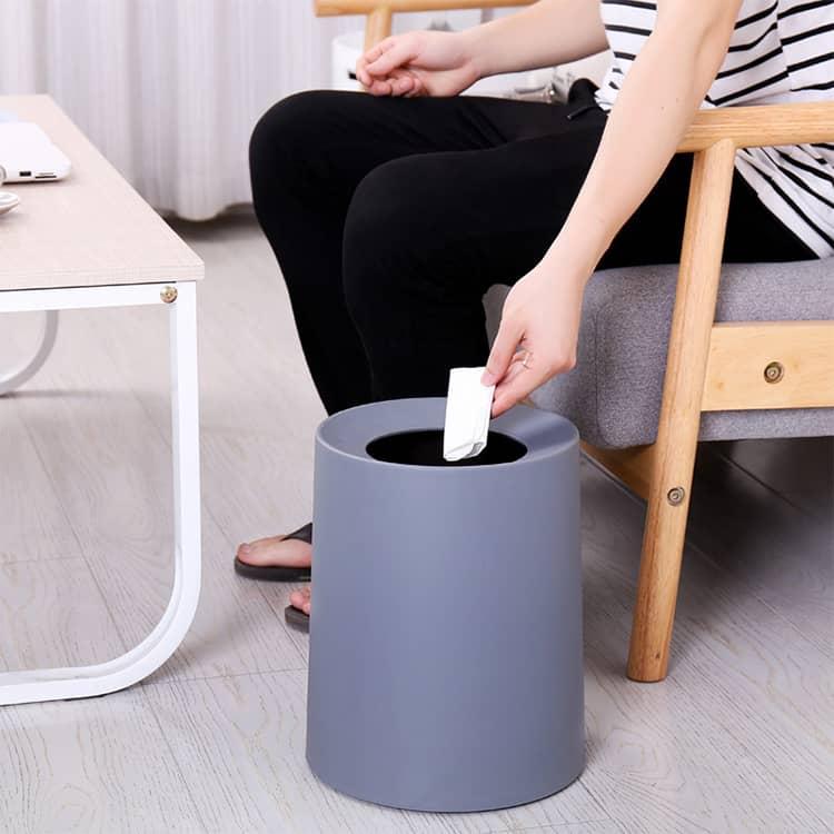 ゴミ箱 おしゃれ ゴミ袋が見えない 8L 卓上 北欧 袋が見えない モダン シンプル 袋が見えないゴミ箱 ダストボックス ダストBOX ごみ箱 ごみば |  | 08