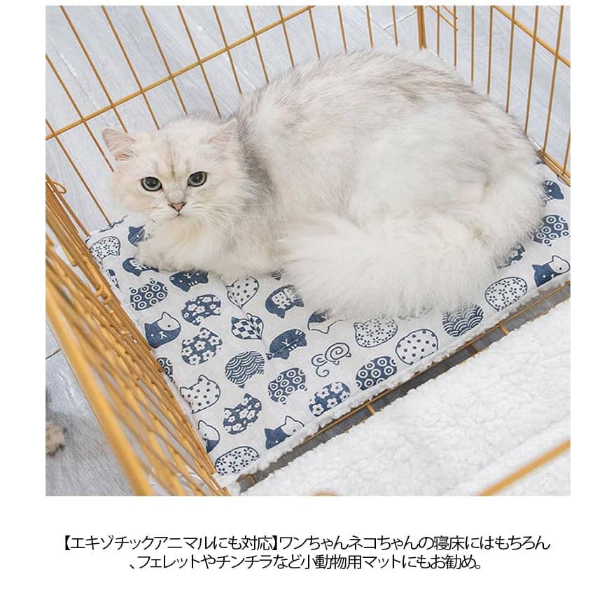 ペットベッド ケージ用 洗える 全6色 7サイズ展開 ペット用 マット 猫