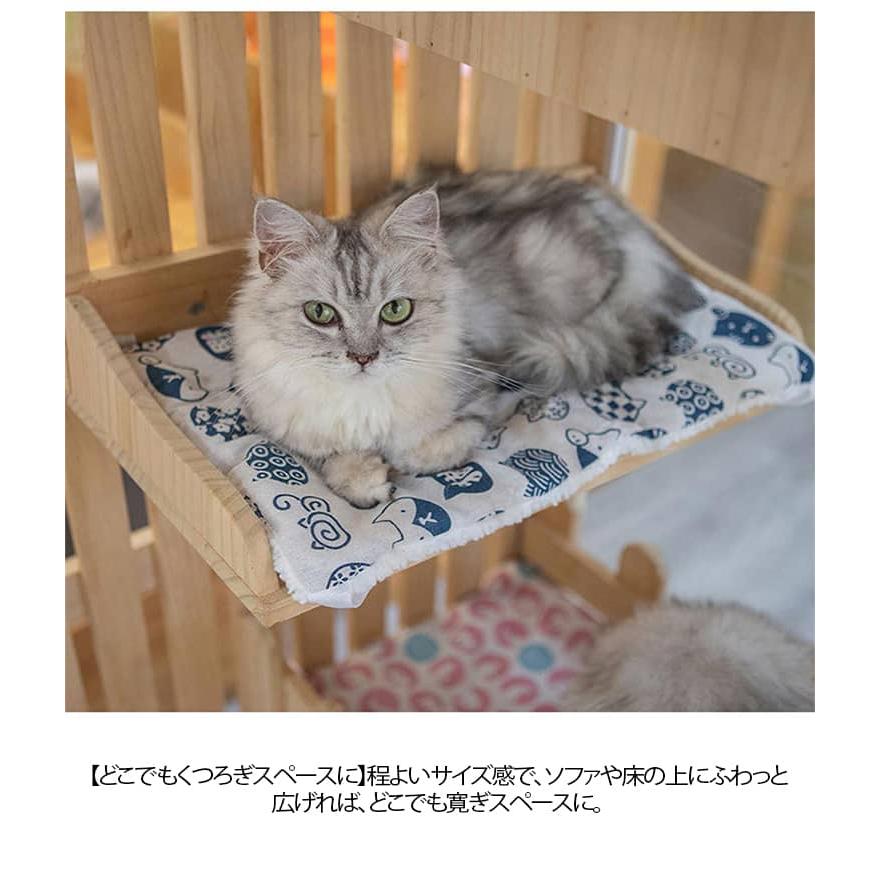 ペットベッド ケージ用 洗える 全6色 7サイズ展開 ペット用 マット 猫
