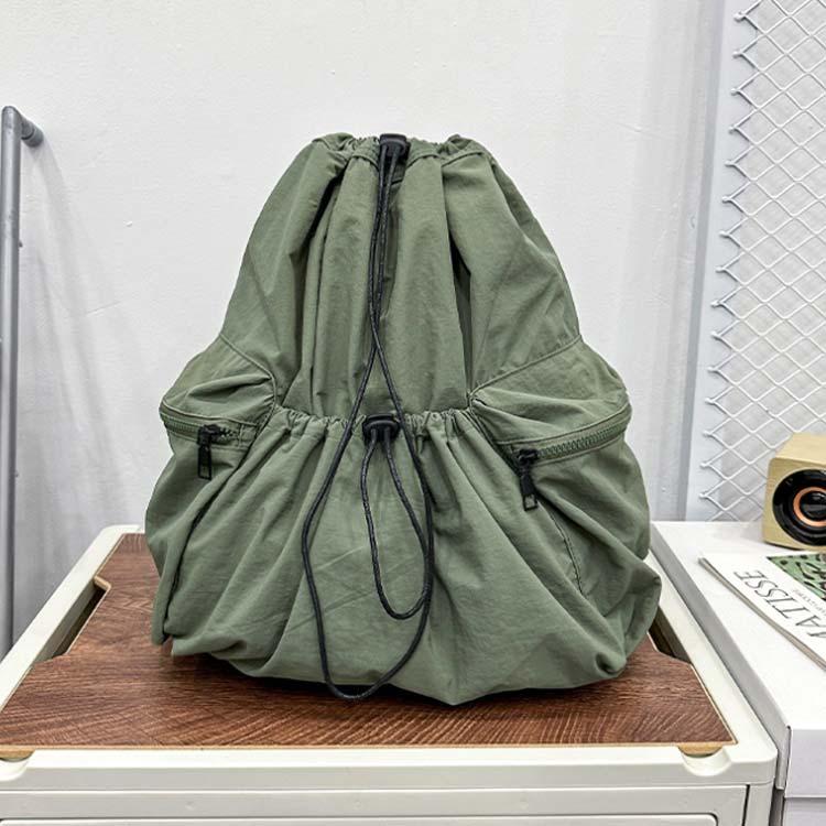 軽量 バックパック ショルダーバッグ ドローストリング リュックサック