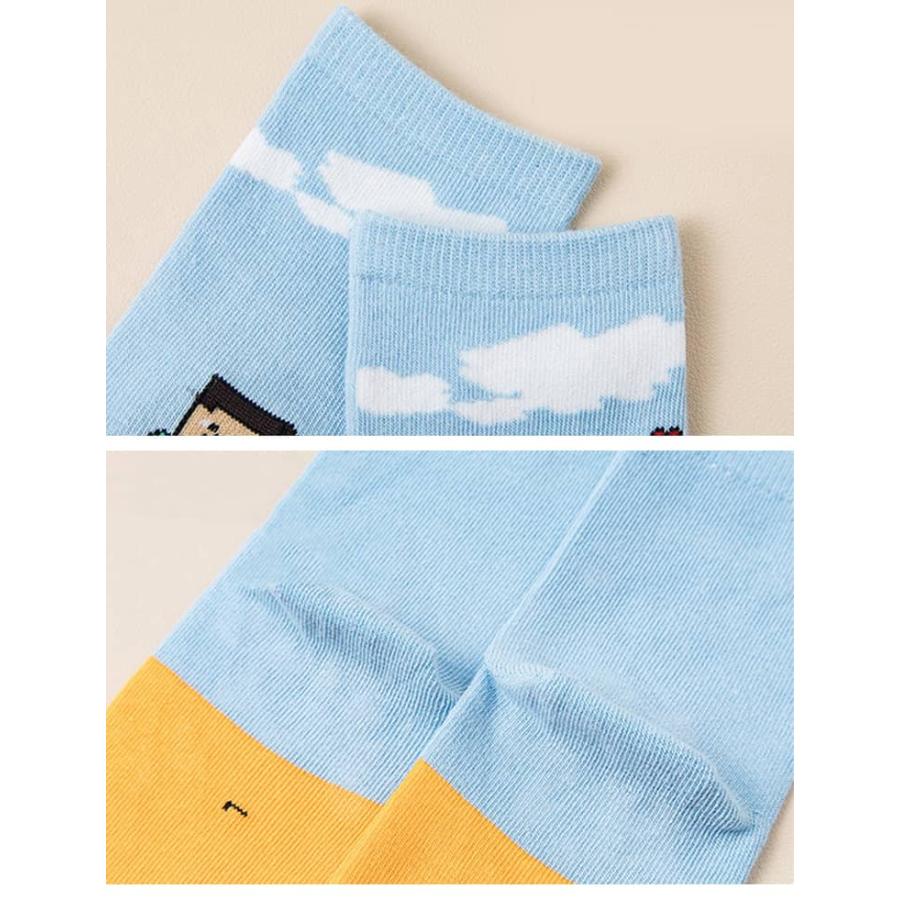 キッズ 靴下 5足セット マインクラフト風 子供用ソックス 靴下 クルーソックス ジュニア ベビー 幼児 男の子 女の子 通学 通園用 ボーイズ ガー |  | 18