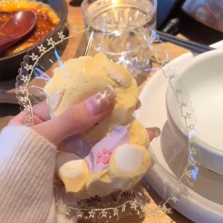 スクイーズ 動物 アニマル ふわふわ 低反発 もちもち くま おもちゃ 袋