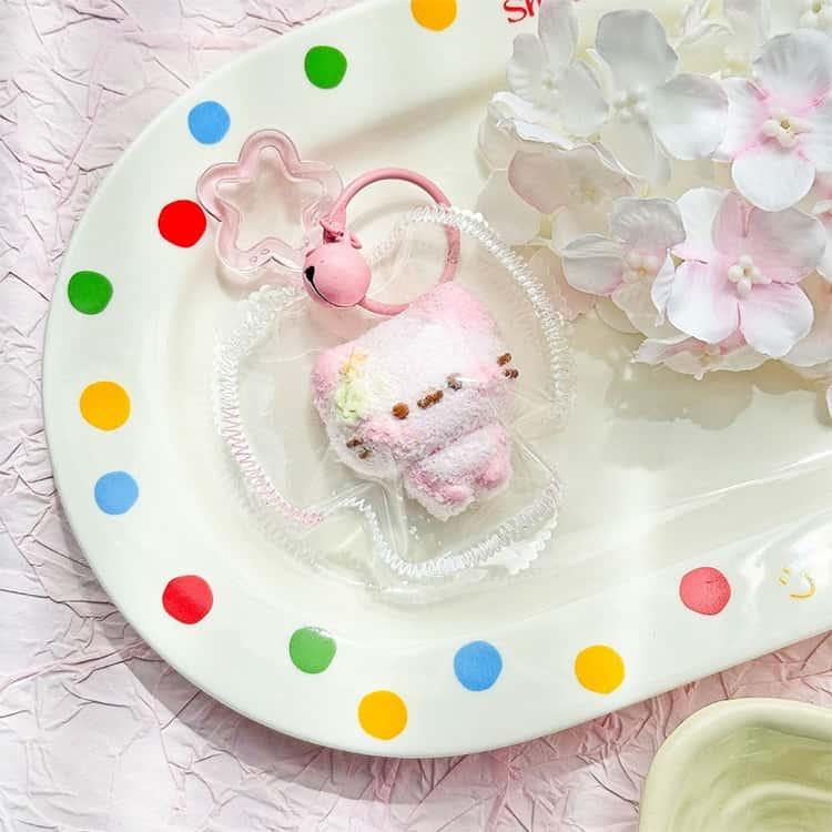 ふわとろスクイーズ どうぶつ キーホルダー メロジョイ スクイーズ