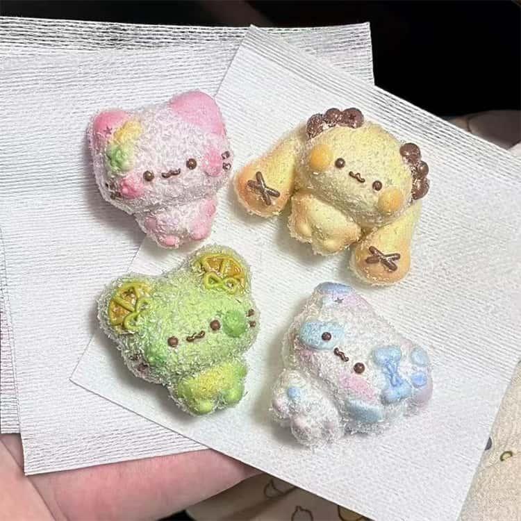ふわとろスクイーズ どうぶつ キーホルダー メロジョイ スクイーズ